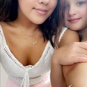 White crochet top